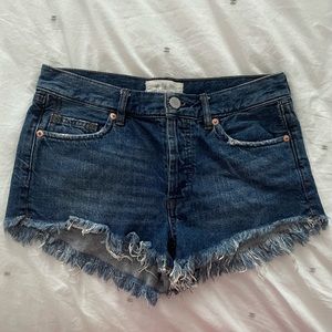 free people denim cutoff shorts